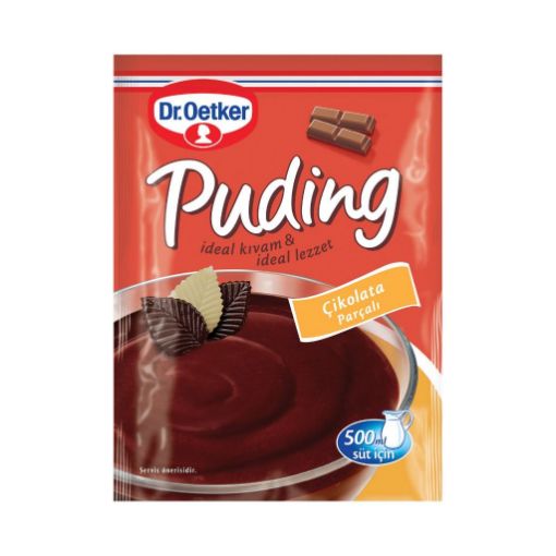 Dr.Oetker Çikolata Parçalı Puding 115 Gr. ürün görseli