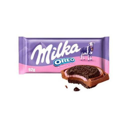 Milka Oreo Sandviç Çilekli Tablet Çikolata 92 Gr. ürün görseli