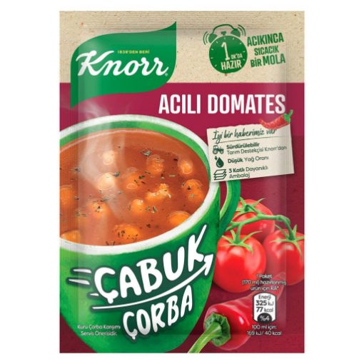 Knorr Cabuk Corba Domates Acılı . ürün görseli