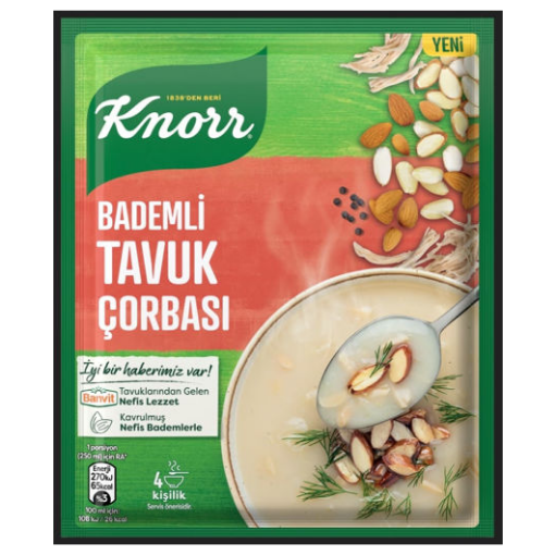 Knorr Corba Tavuk Bademlı 75 Gr. ürün görseli