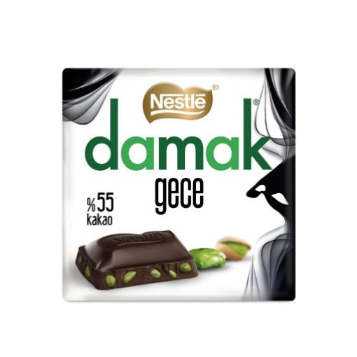 Nestlé Damak Gece Antep Fıstıklı Bitter Çikolata 60 Gr. ürün görseli