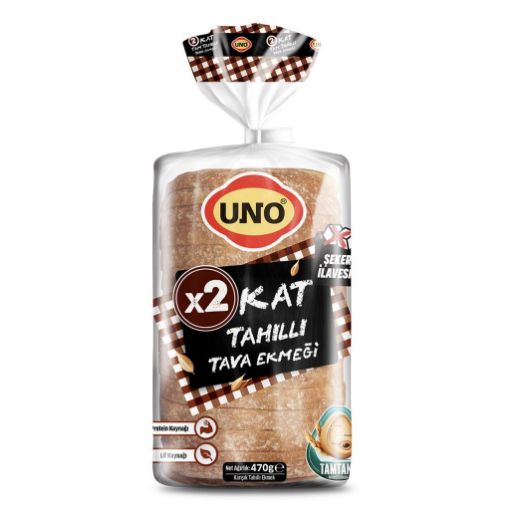 Uno 2 Kat Tahıllı Tava Ekmeği 470 Gr. ürün görseli