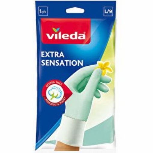 Vileda Extra Sensation Temizlik Eldiveni M Beden. ürün görseli