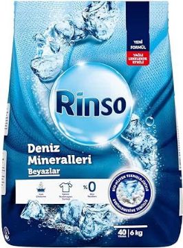 Resim Rinso Deniz Mineralleri Toz Çamaşır Deterjanı 6 kg