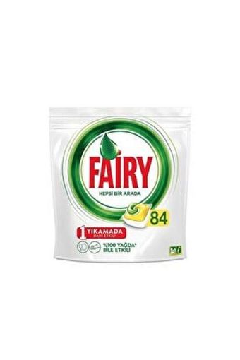 Fairy Bulaşık Makinesi Hepsı Bır Arada 84 Lu Sarı. ürün görseli