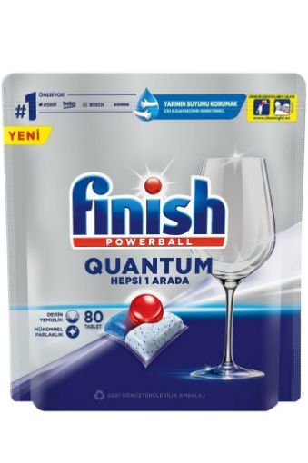 Finish Quantum Hepsi Bir Arada 80 Kapsül Bulaşık Makinesi Deterjanı Tableti. ürün görseli