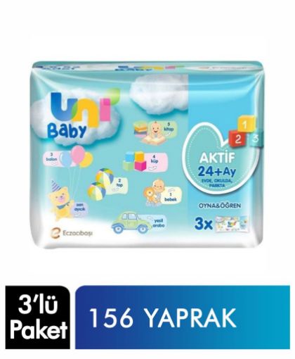 Uni Baby Islak Havlu 52 Lı 3 Lu Pk Oyna Ogren. ürün görseli