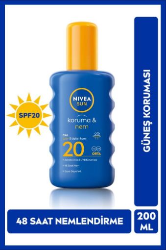 Nivea Sun Kor Nemsprey F20 200Ml. ürün görseli