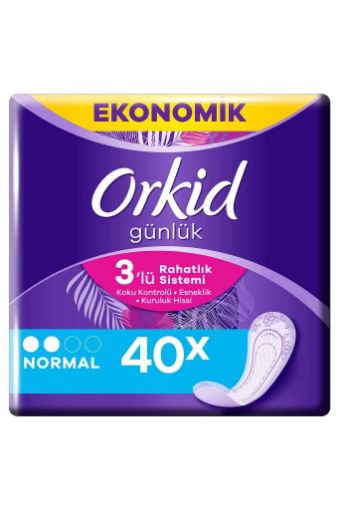 Orkid Günlük Ped Normal Ekonomik Paket 40 Adet. ürün görseli