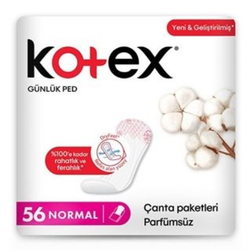 Kotex Günlük Ped 56Lı. ürün görseli