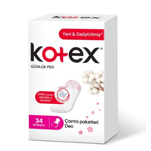 Kotex Günlük Ped 34Lu Deo. ürün görseli