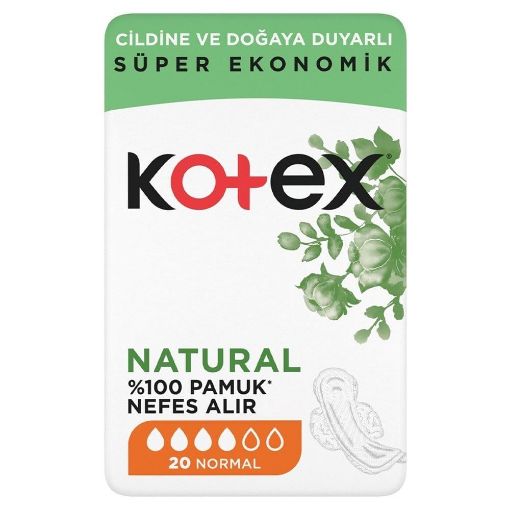 Kotex Natural Ultra Quadro Normal 20 Lı. ürün görseli