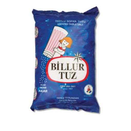 Billur Tuz Rafine İyotlu Sofra Tuzu 750 Gr. ürün görseli