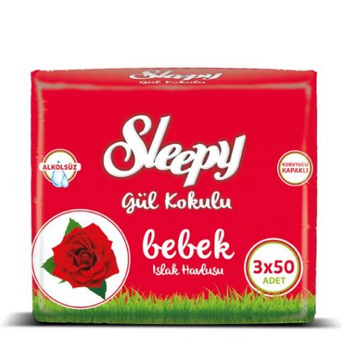 Sleepy 50X3 Lı Gul Havlu Kutulu. ürün görseli