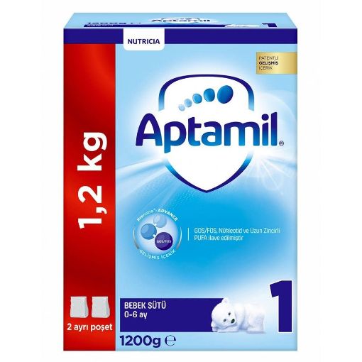Aptamil 1 Bebek Devam Sütü 0-6 Ay 1.2 kg. ürün görseli