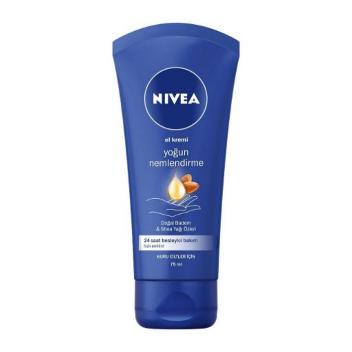 Nivea Yoğun Nemlendirici El Kremi Badem ve Shea Yağları Özleri 75 ml. ürün görseli