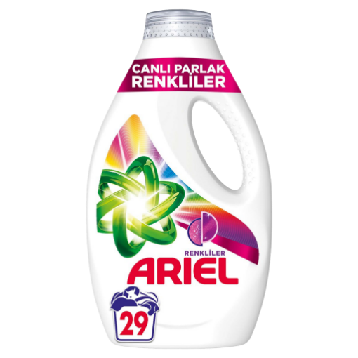 Arıel Sıvı Det. 1.59 Lt 29 Yk  Parlak Renkli  . ürün görseli