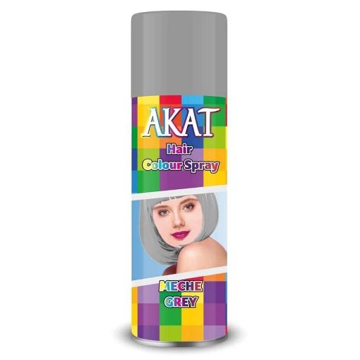 Akat Renkli Saç Spreyi  Meche Grey 180 Ml. ürün görseli