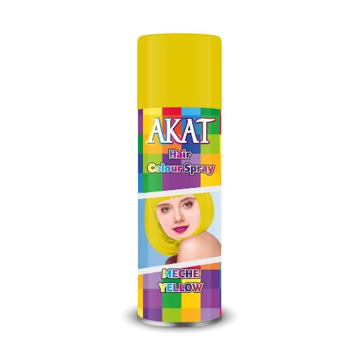 Akat Renkli Saç Spreyi  Meche Yellow 180 Ml. ürün görseli