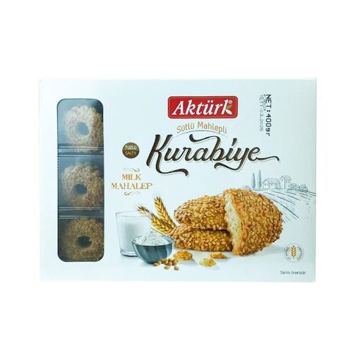 Akturk Kurabiye 400 Gr.Sutlu Mahleplı. ürün görseli