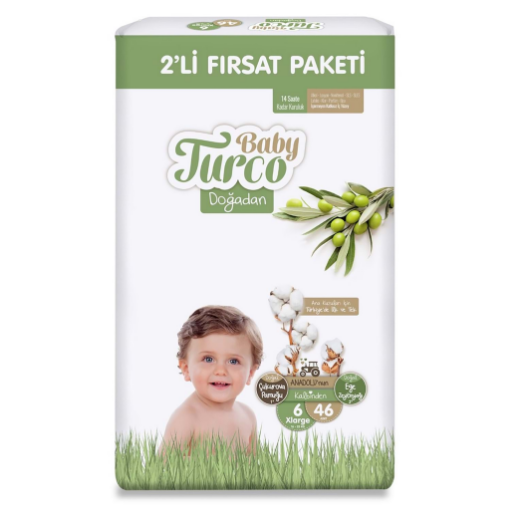 Baby Turco 2 Lı Fırsat Paket Cırtlı 6 Xl 46  Lı*3 Do. ürün görseli