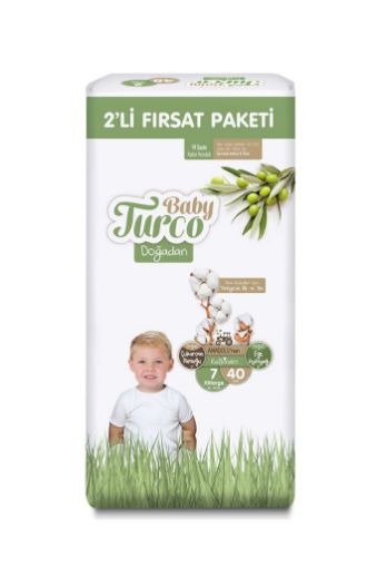 Baby Turco 2 Lı Fırsat Paket Cırtlı 7 Xxl 40  Lı. ürün görseli