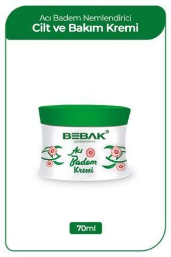 Bebak Acı Badem Kremi Kavanoz 70 ml. ürün görseli