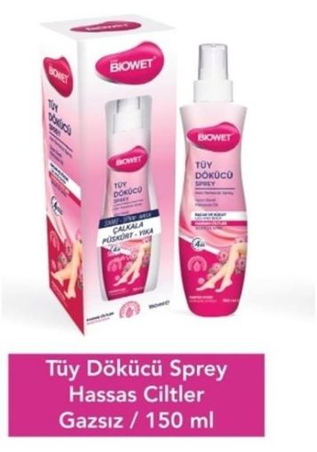 Biowet Hassas Ciltler İçin Tüy Dökücü Sprey 150 ml. ürün görseli