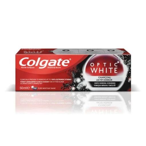 Colgate Optic White Aktif Kömürlü Diş Macunu 50 ml. ürün görseli