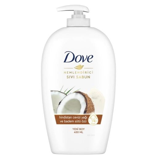 Dove Lıkıd Sabun 450 Ml Hindistan Cevız Yağı Ve Badem S. ürün görseli