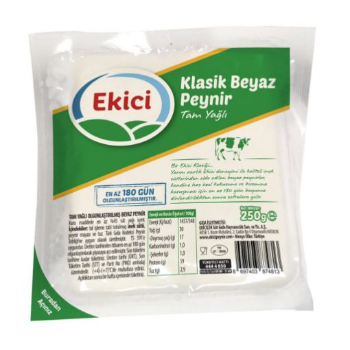 Ekıcı Tam Yaglı Klasık Beyaz Peynir 250 Gr. ürün görseli