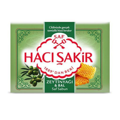 Hacı Şakir Zeytinyağı & Bal Özlü Saf Sabun 4x150 Gr. ürün görseli