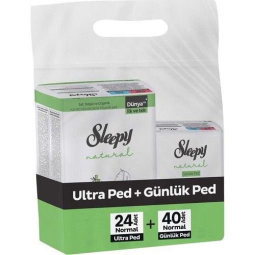 Sleepy Ped H.Natural Süper Eko Normal 24+40  Lı. ürün görseli