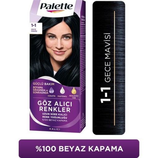 Palette Göz Alıcı Renk 1-1 Gece Mavısı. ürün görseli