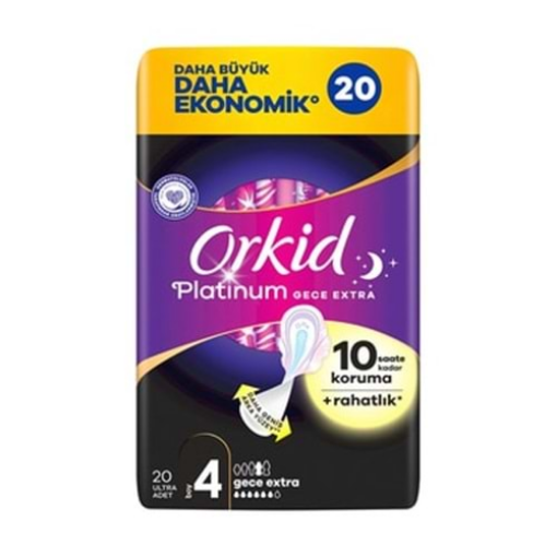 Orkid Ult Platınum Gece Extra 4 Lu 20*8. ürün görseli