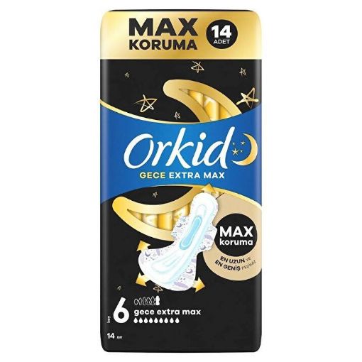 Orkid Ult Extra Gece Max 14  Lu 4 Lu. ürün görseli