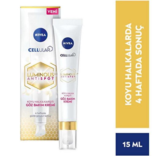 Nivea Luminous Koyu Kalka Karşıtı Göz Bakım Kremi 15 ml. ürün görseli