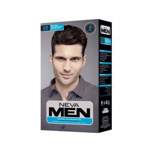 Neva Men 3.0 Kahve Siyah Kutu Saç Boyası. ürün görseli