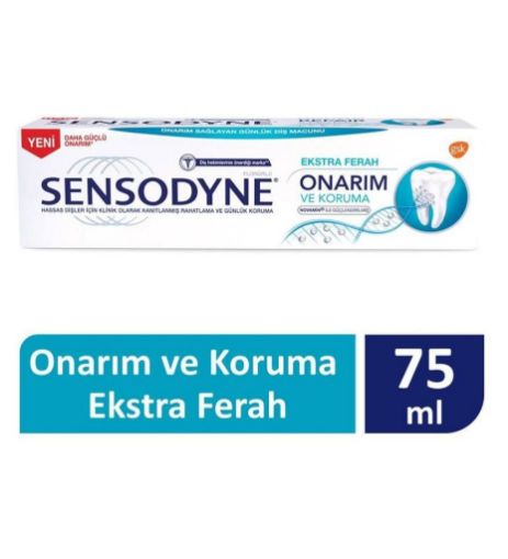 Sensodyne Ekstra Ferah Onarım ve Koruma 75 ml. ürün görseli