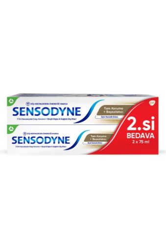 Sensodyne 75 Ml+75 Ml Tam Koruma Beyazlatıcı. ürün görseli