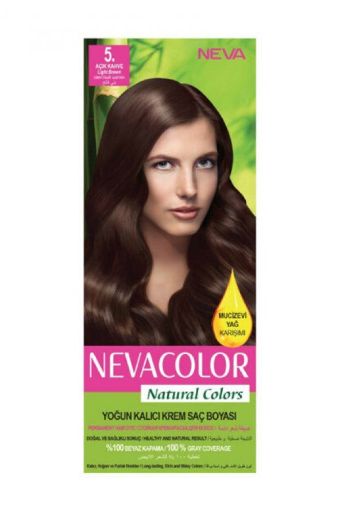 Neva Color Natural 5 Açık Kahve Kutu Saç Boyası. ürün görseli