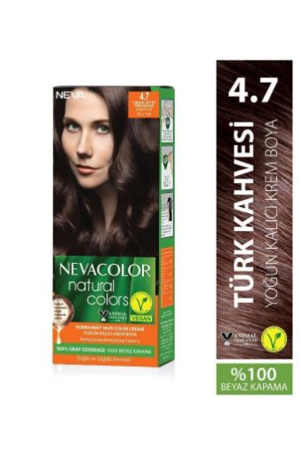 Neva Color Natural 4.7 Türk Kahvesi Kutu Saç Boyası. ürün görseli