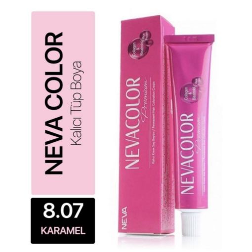 Neva Color 8.07 Karamel Tüp Saç Boyası 50 ml. ürün görseli
