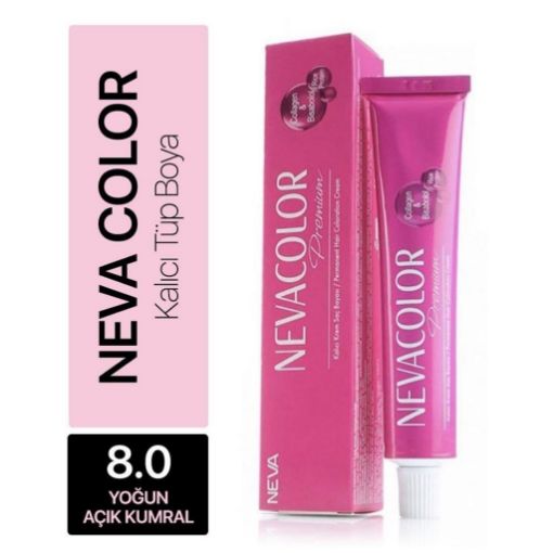 Neva Color 8.0 Yoğun Açık Kumral Tüp Saç Boyası 50 ml. ürün görseli