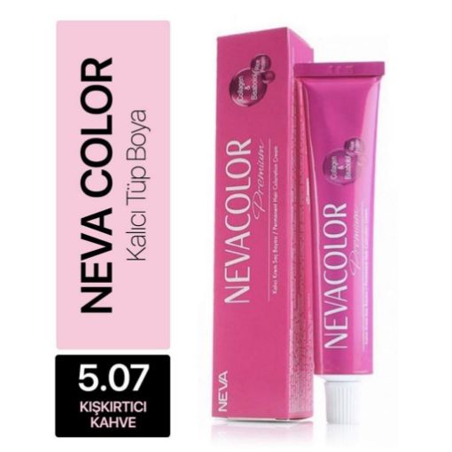 Neva Color 5.07 Kışkırtıcı Kahve Tüp Saç Boyası 50 ml. ürün görseli