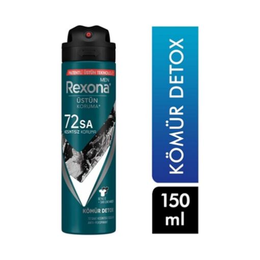 Rexona Üstün Koruma Kömür Detox Deodorant 150 ml. ürün görseli