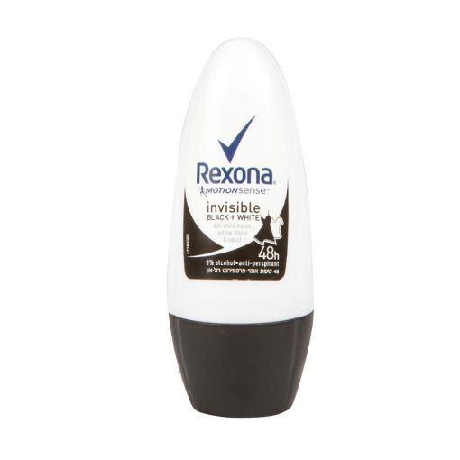 Rexona Motion Sense Kadın Roll On Deodorant Invisible On Black + White Clothes 50 ml. ürün görseli