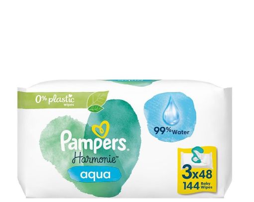 Prima Pampers Islak Havlu 3 Lu Aqua 3X48. ürün görseli