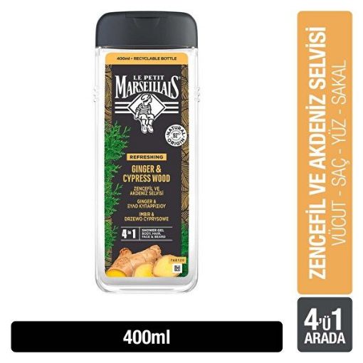 Le PEtit Marseılaıs Duş Jeli 400 Ml Zencefıl Ve Se. ürün görseli