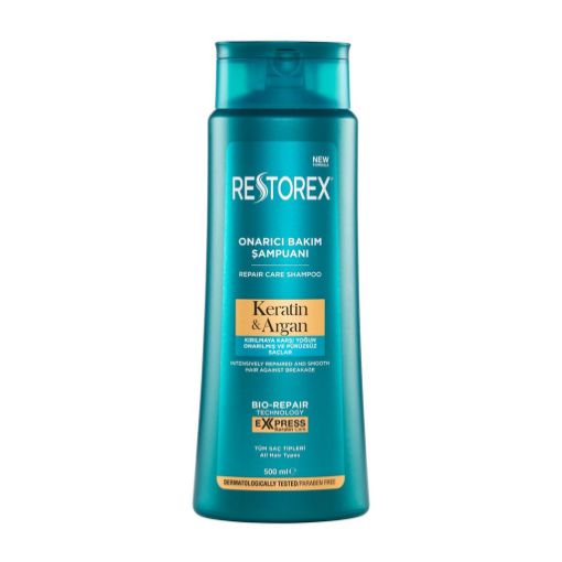 Restorex Keratin Argan Onarıcı Bakım Şampuan 500 ml. ürün görseli